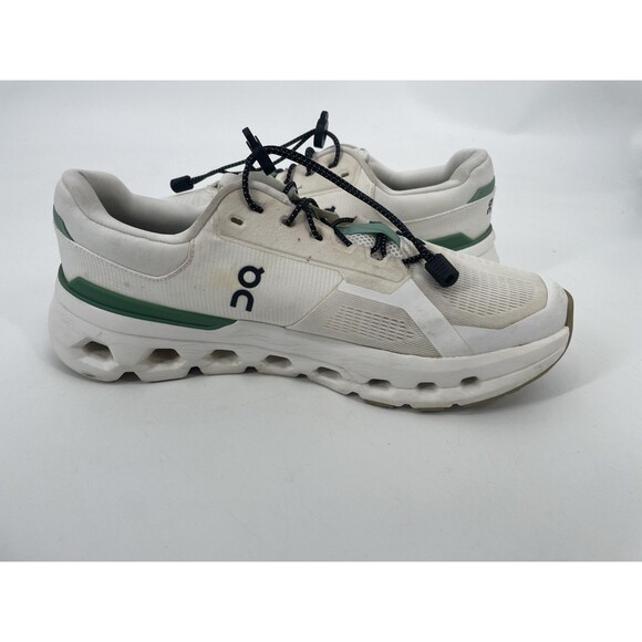 On Cloud Running Cloudrunner 2 Shoes White Green 3ME10142404 Men’s Size 11.5 - Picture 5 of 16
